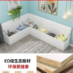 卡座沙发小户型餐厅储物凳子定制软包转角卡座餐桌家用储物沙发凳
