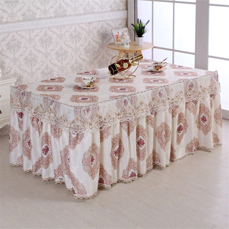 茶几桌布台布床头柜罩套防尘蕾丝多用盖巾长方形桌布客厅茶几罩套,居家布艺,桌布,淘宝优惠券,粉丝福利购,淘宝优惠卷