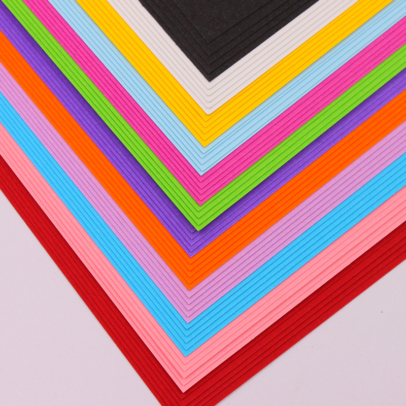 彩色卡纸8K 4k黑白硬卡纸50张230g彩色创意卡纸DIY手工卡硬厚卡纸