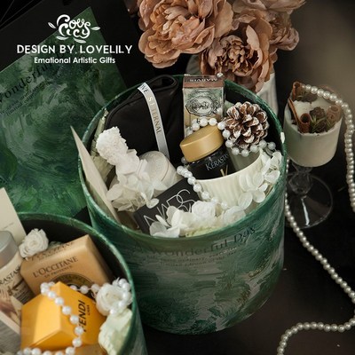 伴手礼女伴娘结婚礼盒回礼高级新娘送宾客姐妹轻奢套装抱抱桶礼品