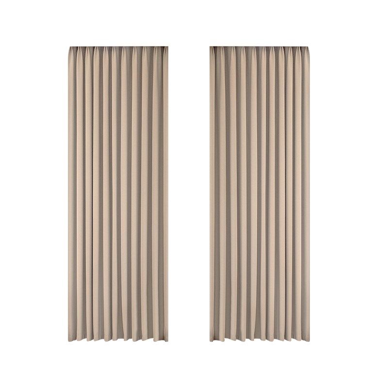 全遮光窗帘成品定制2023新款雪尼尔奶油风客厅高级感轻奢绍兴柯桥