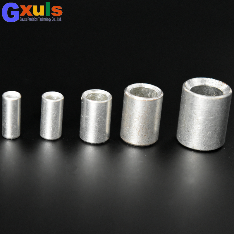 对接裸接头PNT1.25/2/5.5/8/14电线续接紫铜短形中间平行冷压端子