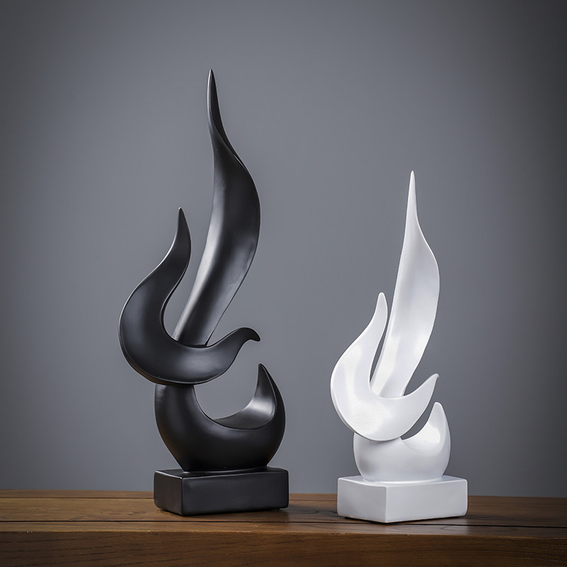 简约创意火焰摆件家居客厅装饰品酒柜电视柜玄关柜办公室装饰摆设,家居饰品,装饰摆件,淘宝优惠券,粉丝福利购,淘宝优惠卷