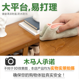 架子简易防尘收纳置物架多层鞋 木马人鞋 柜门口家用室内非实木宿舍