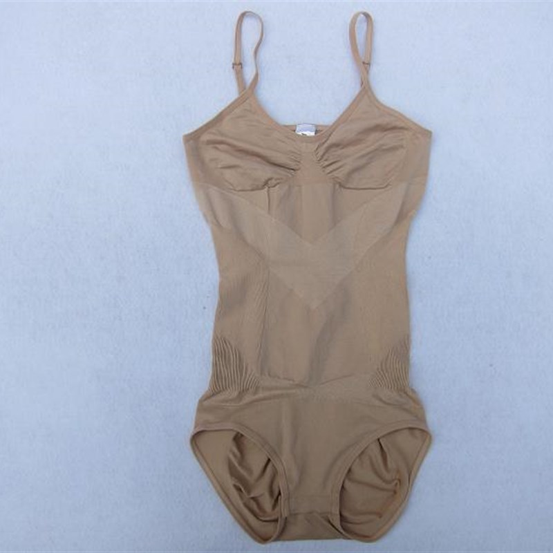 无缝美体强塑身吊带连体衣束腰收腹紧身提臀无袖秋冬打底保暖内衣