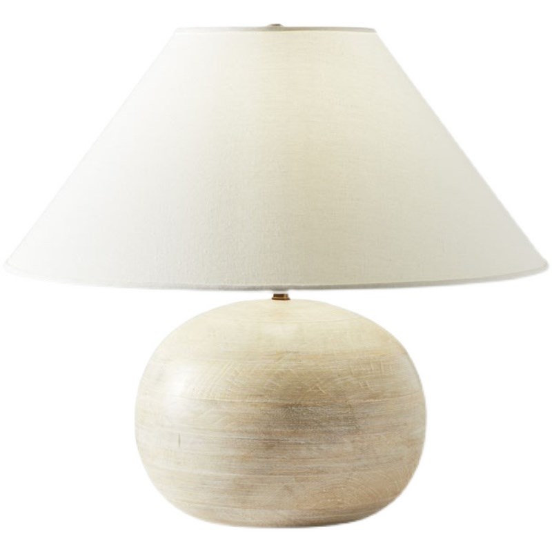 美式乡村怀旧台灯素雅简约仿古做旧卧室温馨床头设计师客厅装饰灯