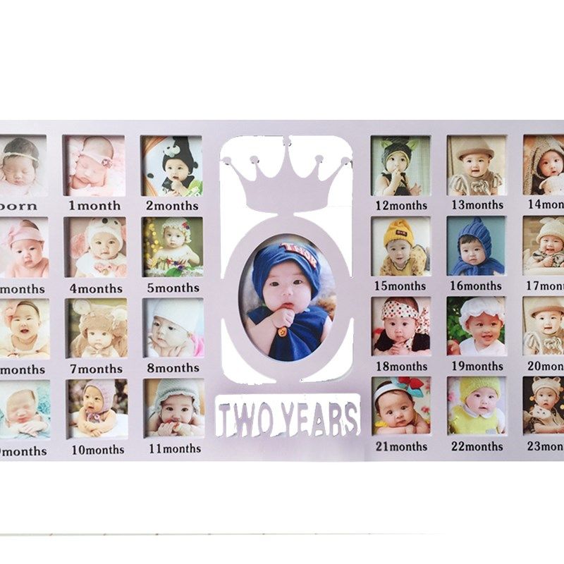 宝宝儿童成长记录2周岁相框25个月摆台挂墙周岁可爱生日礼物定制,家居饰品,相框/画框,淘宝优惠券,粉丝福利购,淘宝优惠卷