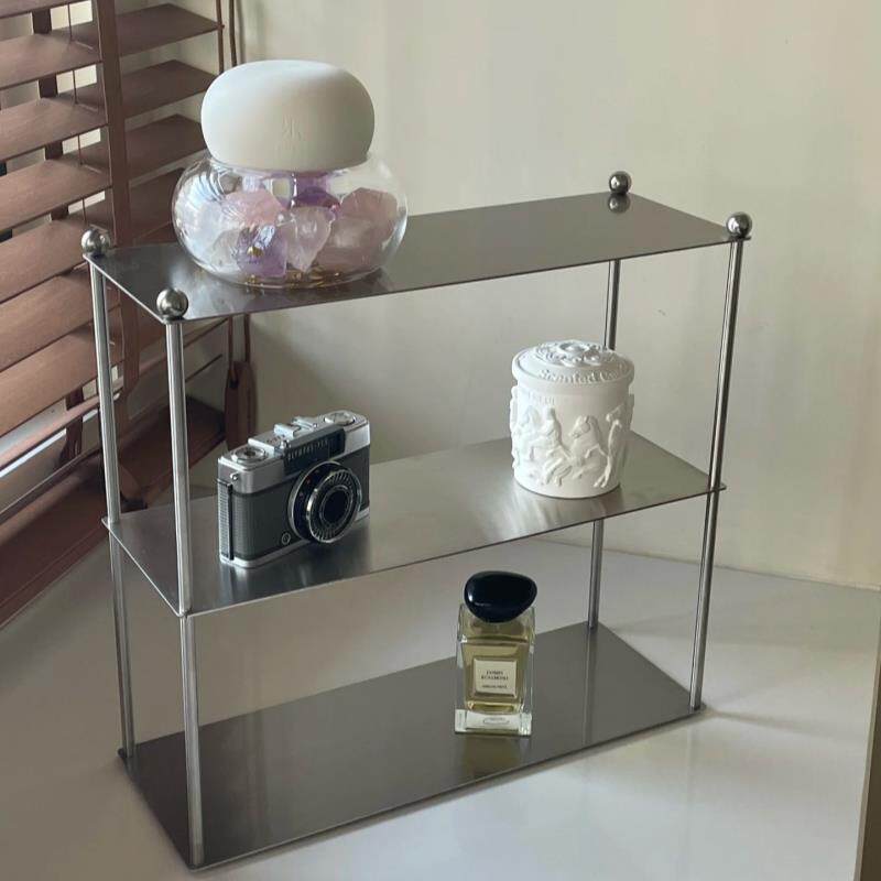 中古杯架不锈钢置物架咖啡角桌面水杯收纳架香水展示架香薰陈列架