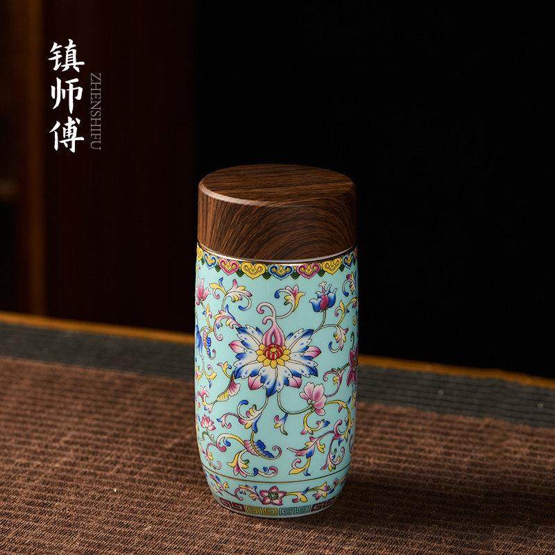 珐琅彩陶瓷杯纯手工大容量茶杯男士保温杯子带盖家用泡茶杯暖手杯,3C数码配件,USB多功能数码宝,淘宝优惠券,粉丝福利购,淘宝优惠卷