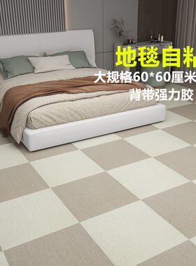 家用办公室地毯拼接方块商用全铺满铺地垫水泥地面U直接铺客厅卧