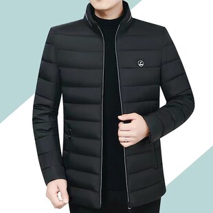秋冬款男士棉服外套爸爸外衣中z年夹克休闲男装外套中老年人夹克