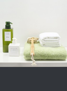 样板间卫生间摆件现代简约浴巾毛巾组合道具卫浴店浴室柜软装饰品