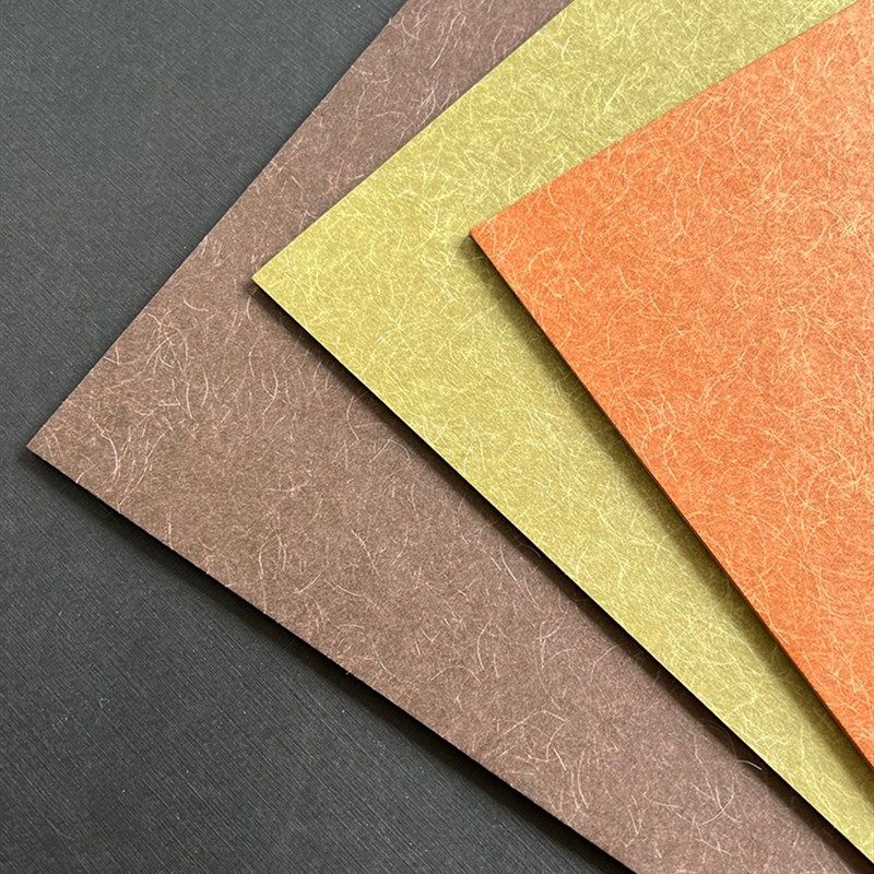 120克冰丝彩棉纸a4打印纸彩色艺术纸棕色白色信纸菜单腰封贺卡请