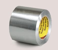 3M铝箔胶带 3M425 高温胶带 保温导热胶带 分界 遮蔽胶带100mm*55