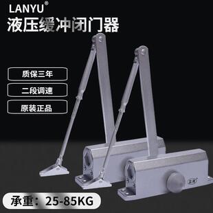 蓝雨闭门器液压缓冲器通用型防火门闭门器061中号家用关门器定位