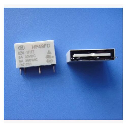 宏发继电器HF49FD-024-1H12 4脚常开5A250VAC HF49FA-024-1H1!