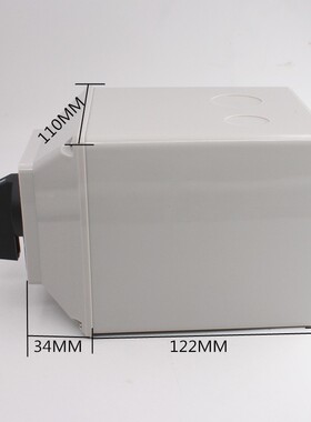 LW26-63A三相电机正反转万能转换开关带防水安装底盒380V倒顺可逆