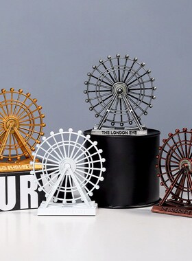 天津之眼创意摩天轮小摆件电视柜红酒柜摆设办公室桌面家居装饰品