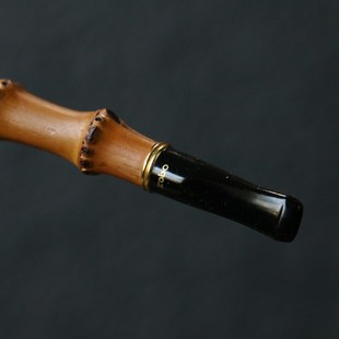 精品纯手工制作天然满钉竹根小烟斗竹制老竹鞭烟袋锅烟嘴烟具把玩