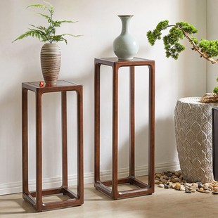 实木花架子客厅落地式兰花专用花几中式阳台花盆架室内盆景摆放架