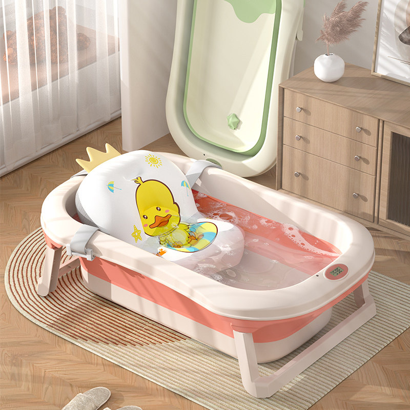 婴儿浴盆宝宝洗澡盆家用大号洗澡桶儿童躺托可折叠浴桶新生儿用品,婴童用品,浴盆/浴桶,淘宝优惠券,粉丝福利购,淘宝优惠卷