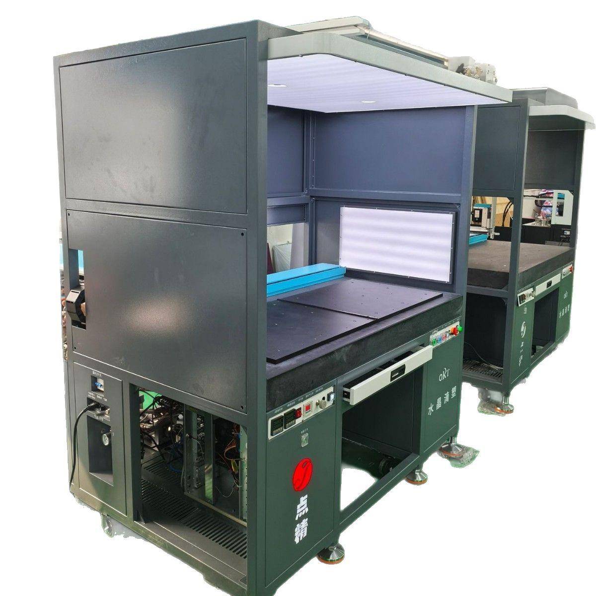 亚克力酒标水晶滴塑机厂家多功能AB胶自动混合全自动视觉点胶机