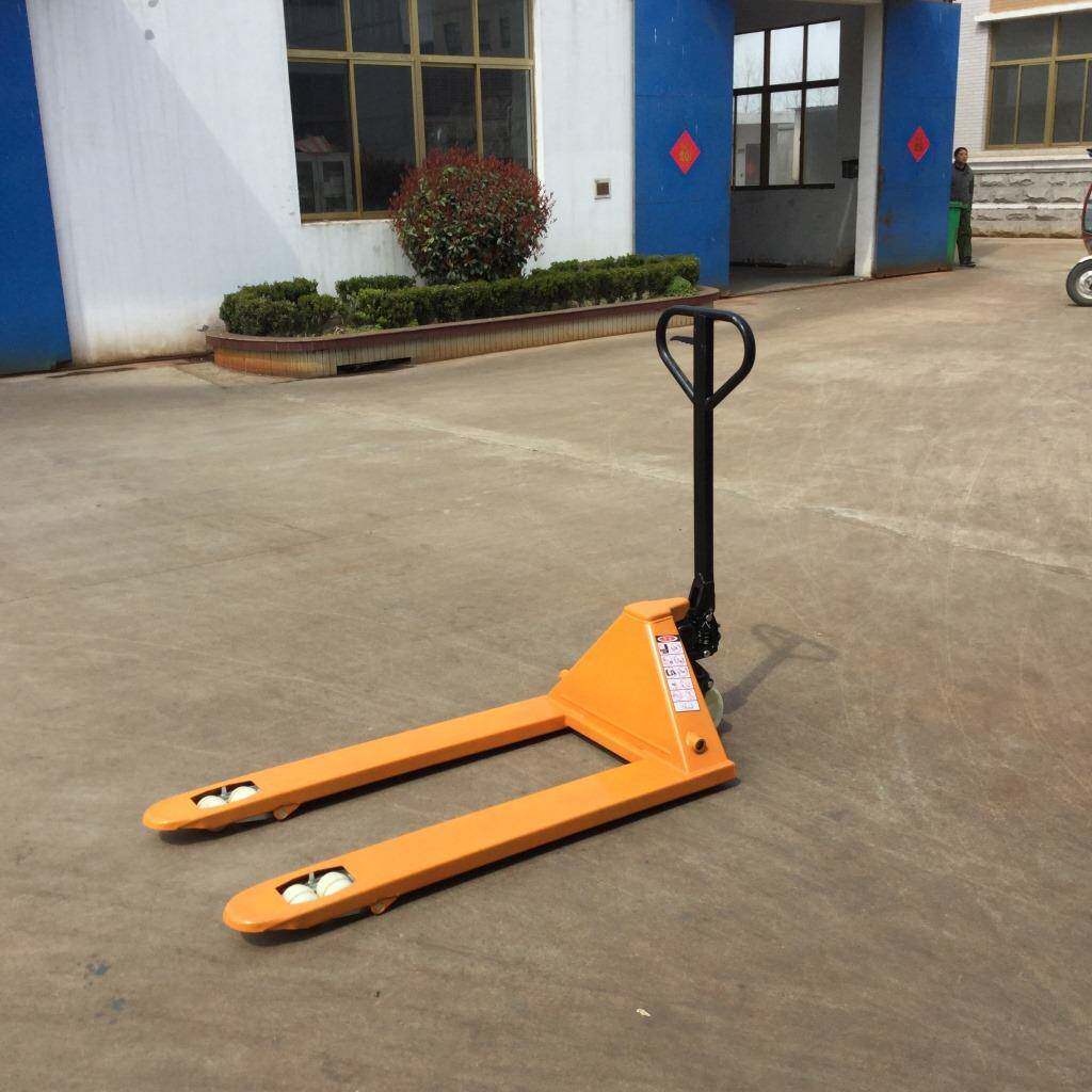 1.5吨低放型液压乎拖车手动液压叉车低放型超市搬运车手拉车