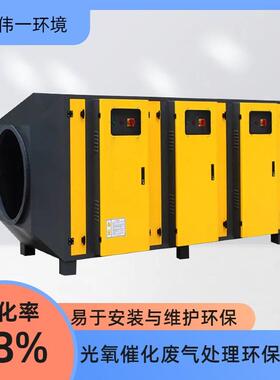 光氧催化废气处理环保设备酸雾除臭净化器PLC控制