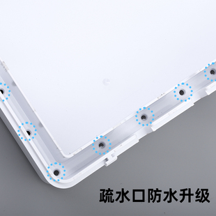 化妆室延长线防水盒插排防溅盒接线板保护盖罩户外带锁排插防水罩