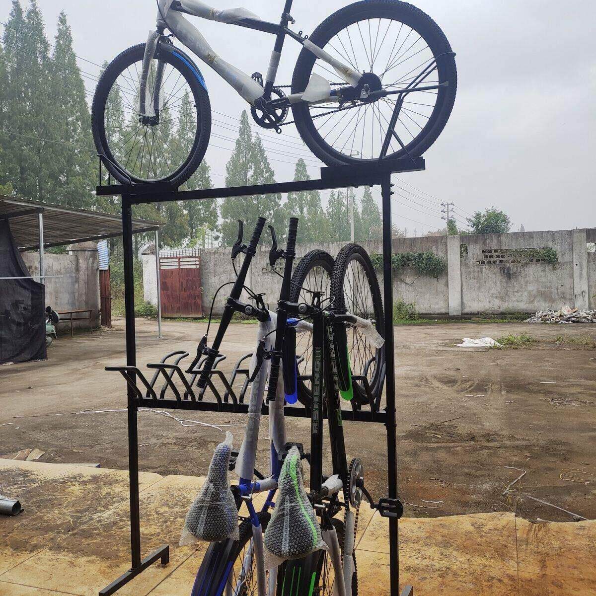 自行车山地车6+1型立式挂架展示架货架 自行车停车架展示架