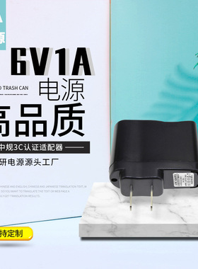 CCC认证6V1000M电子称电源日规PSE6V1A血压器充电器车载适配器