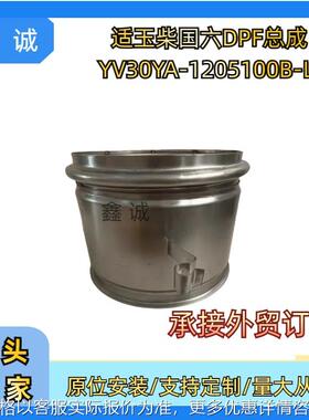 YV30YA1205100BL三元催化器排气管适用于玉柴国六商用货车DPF载体