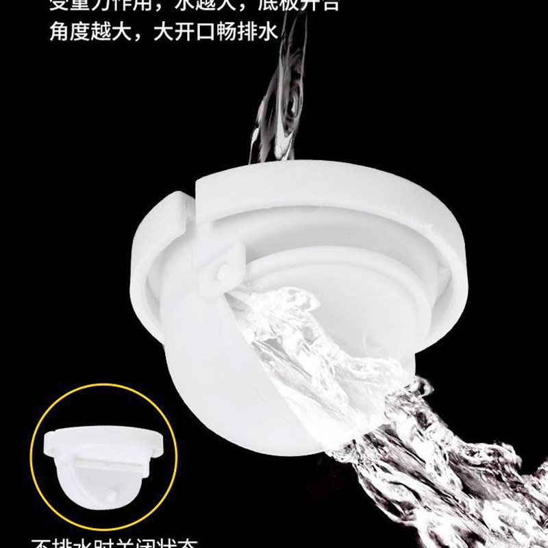 厨房水槽一体下水器家用防臭洗脸盆排水管洗菜盆V下水管配件套装