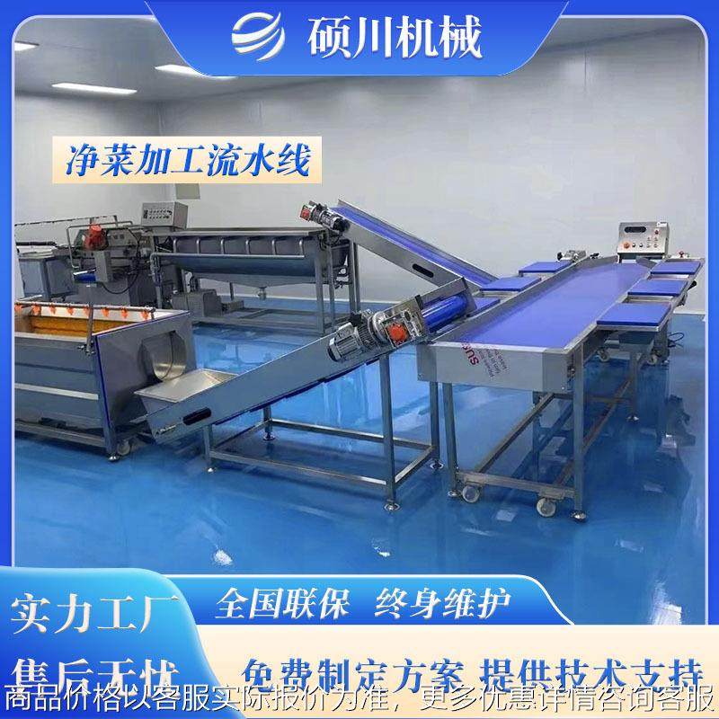 净菜加工生产线 中房生产全套设备 半成品菜全自动涡流清洗,清洗/食品/商业设备,果蔬加工设备,淘宝优惠券,粉丝福利购,淘宝优惠卷