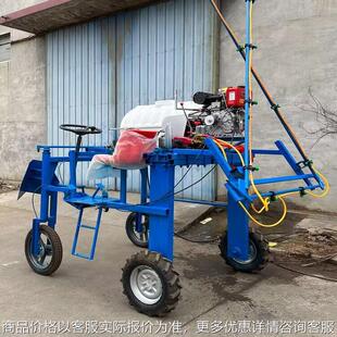 果园专用风送式打药机 手推带桶式汽油打药机 农田大型四轮喷雾机