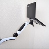 笔记本支架桌面电脑万向旋转伸缩气压支架调液晶显示器底座