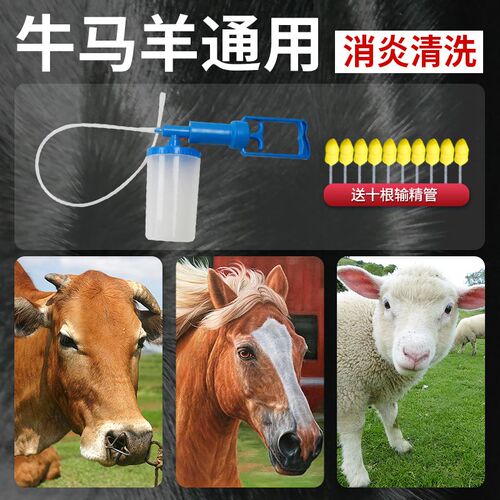 牛用子宫洗器宫冲洗管兽用宫瓶母猪宫器母猪产后洗药瓶子