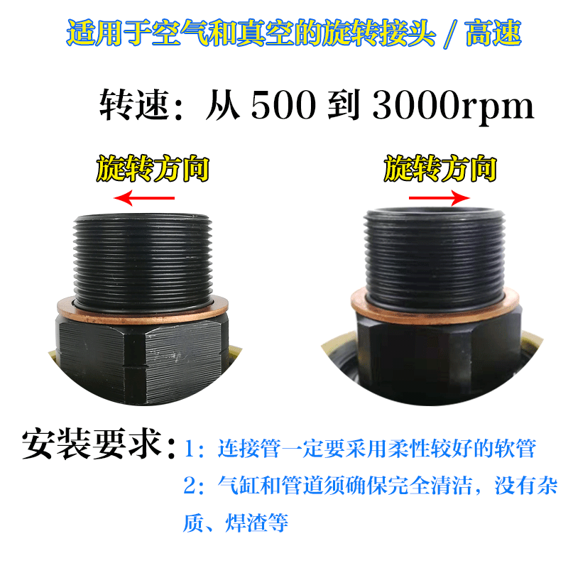宇意OMPI冲床离合器旋转接头R100/R1/R075/R0/R1 MBI接头