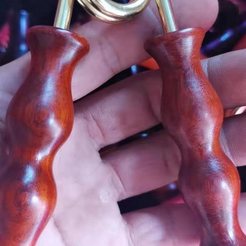 手掌按器握力器滚轮按器木质臂力器