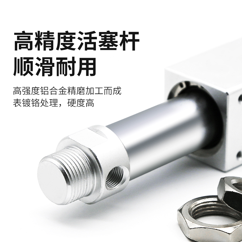 磁偶式无杆气缸RMS6加长型高速带导轨长行程CY1B/CY3B10*100 /200