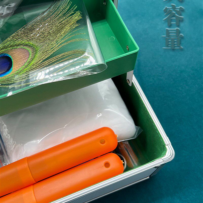 贰哥采耳工具全技师专用掏耳朵鹅毛棒挖耳勺采耳灯装工具箱子