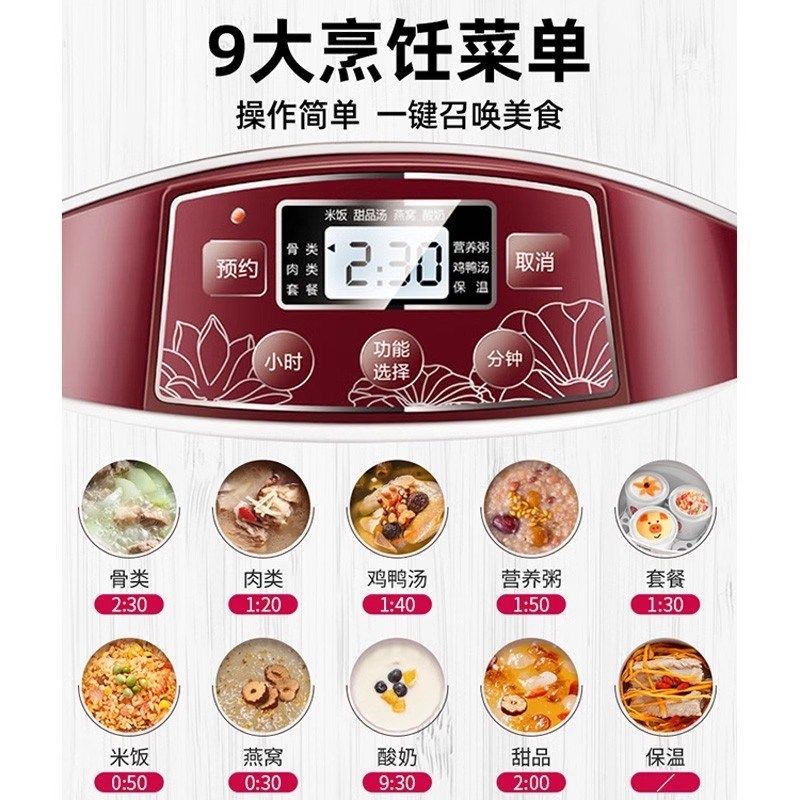 天际GSD-B32E炖锅隔水炖电炖锅/煲汤锅/电炖