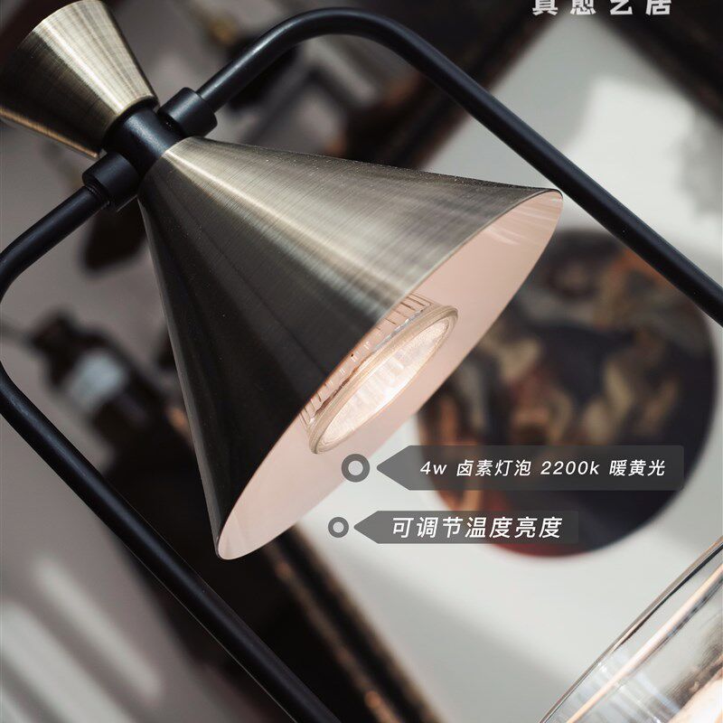 ZU真愈 台式复古香薰熔蜡烛台灯 卧室调光融蜡浪漫香氛小夜灯