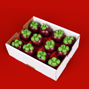 档泰国山竹礼盒包装盒通用礼品盒斤装水果礼盒空盒子