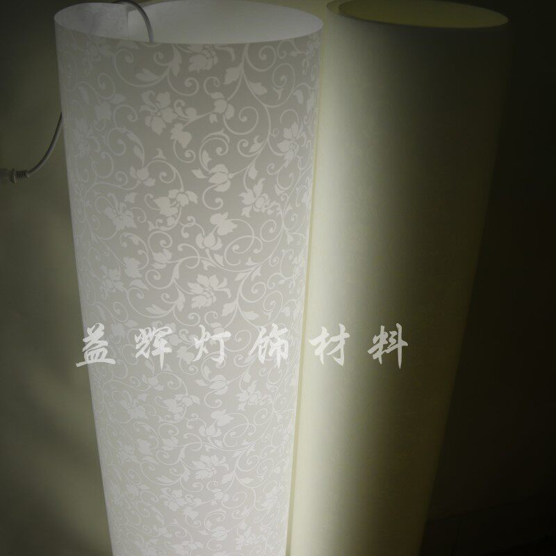 胶片羊皮纸透光膜高透光藤DI灯箱格装修防火阻燃灯罩材料