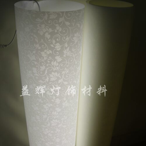 胶片羊皮纸透光膜高透光藤DI灯箱格装修防火阻燃灯罩材料