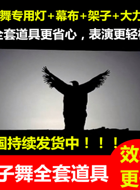 全影子舞道具用灯幕布剪影台剧本杀学校人手皮影戏晚会舞蹈