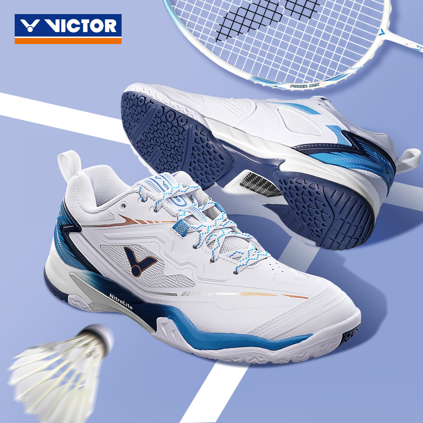 VICTOR胜利男羽毛球鞋A830NL图片