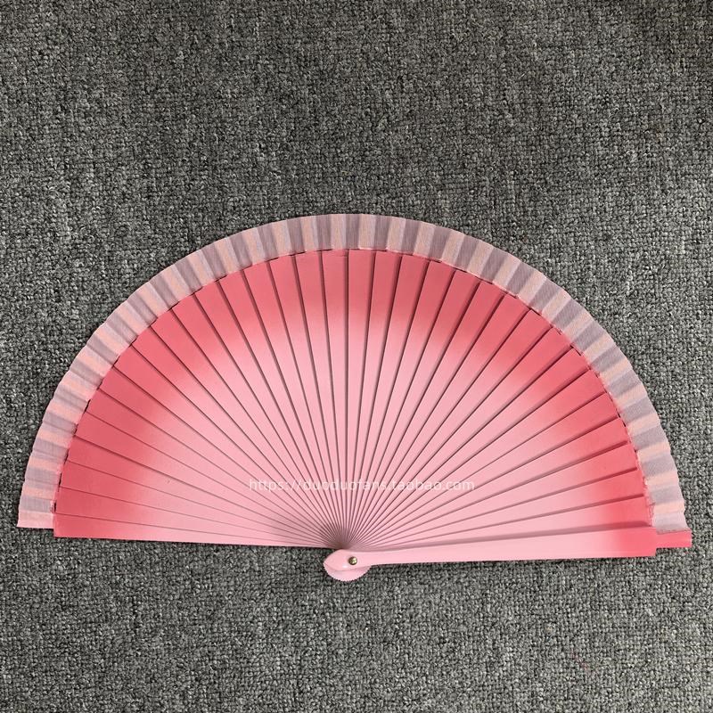 Anita木扇定制升级款西班牙扇子爵士舞蹈折叠扇古典舞道具晨袍拍