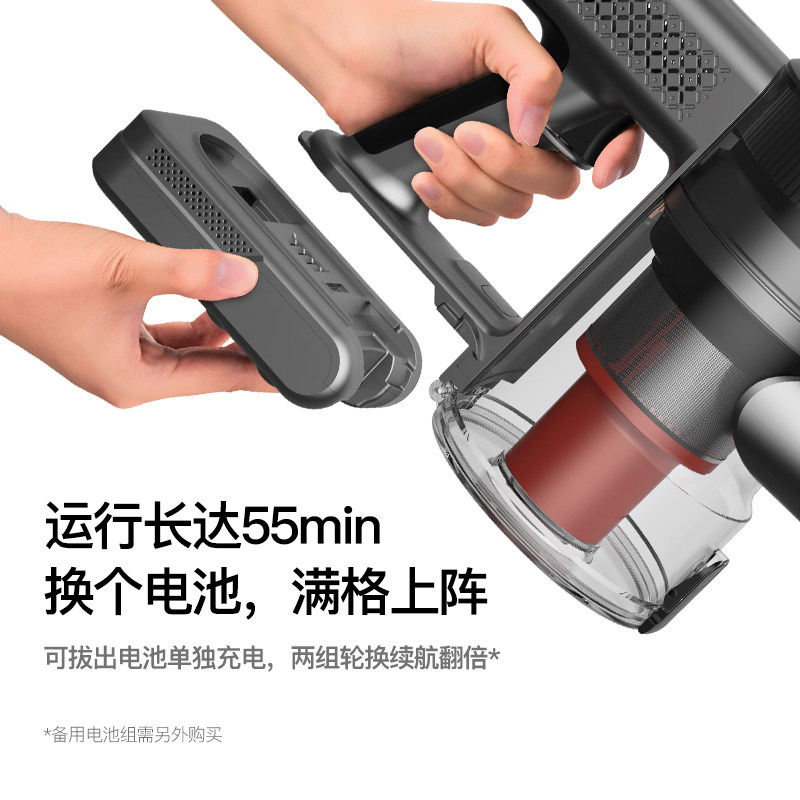 德尔玛吸尘器家用小型大吸力强力手持式迷你大功率车载吸尘机